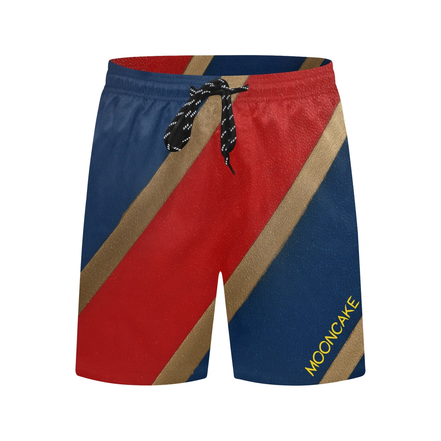 "MOONCAKE" Mid-Length Beach Shorts