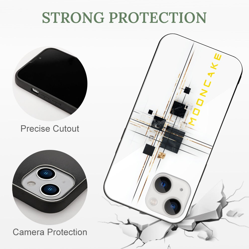 "MOONCAKE" Glass case iPhone 13