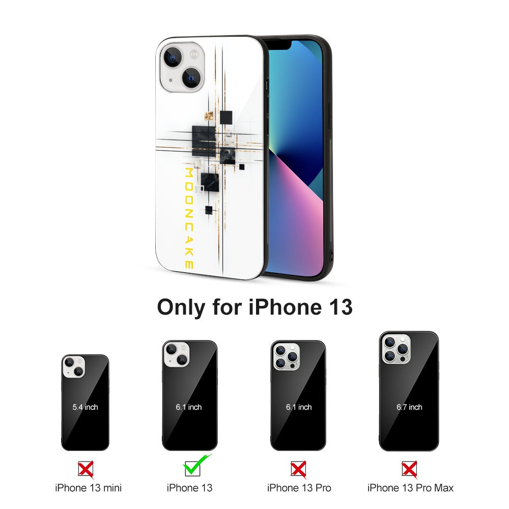 "MOONCAKE" Glass case iPhone 13