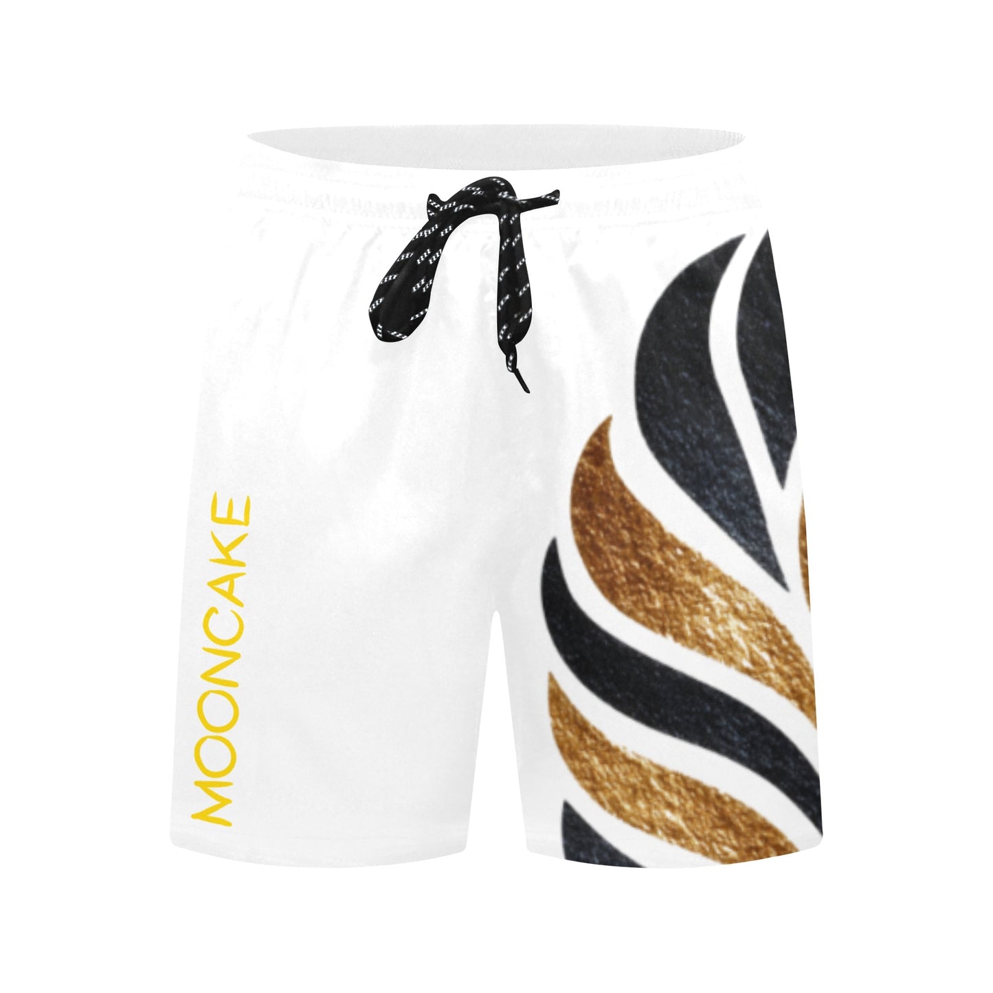 "MOONCAKE" Mid-Length Beach Shorts