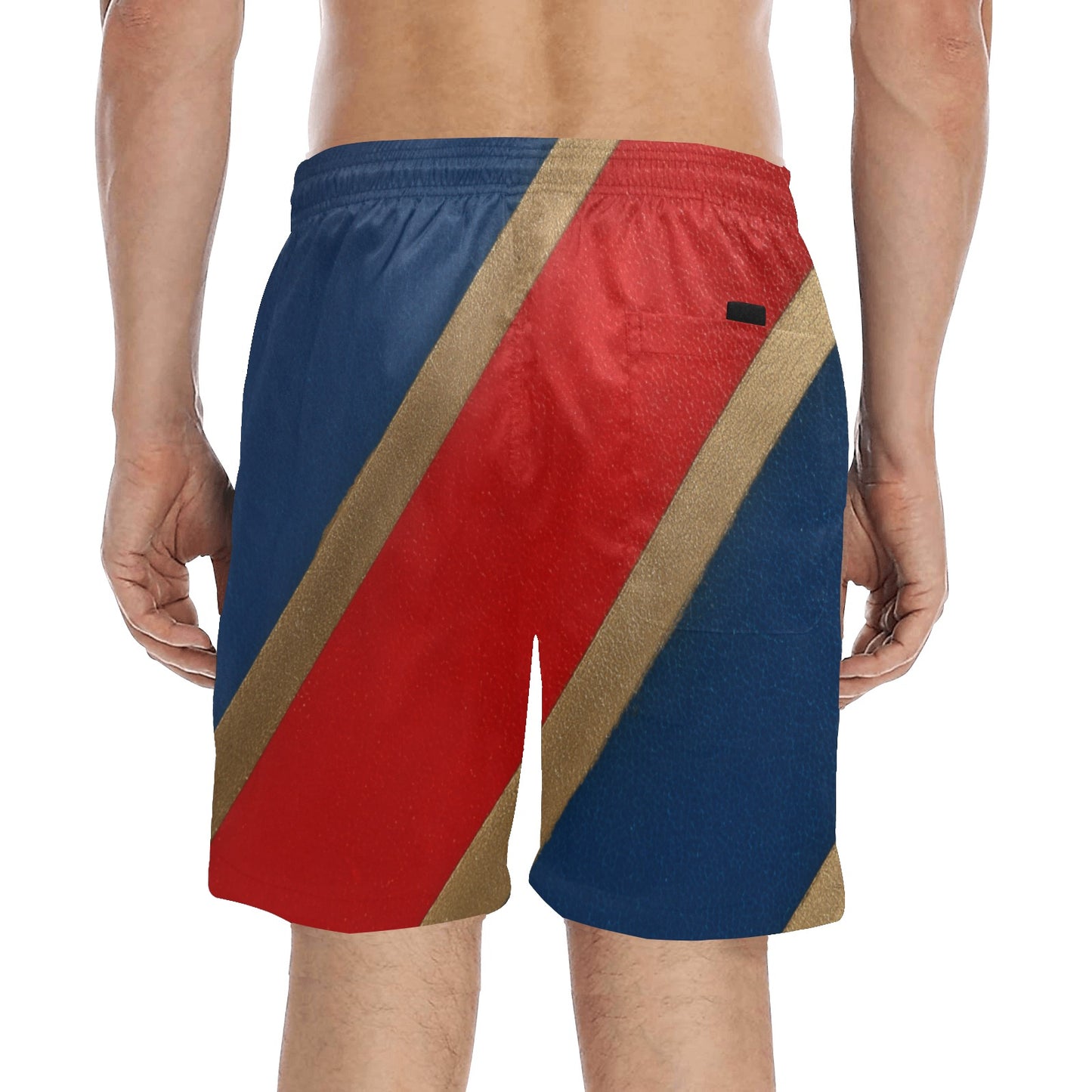 "MOONCAKE" Mid-Length Beach Shorts