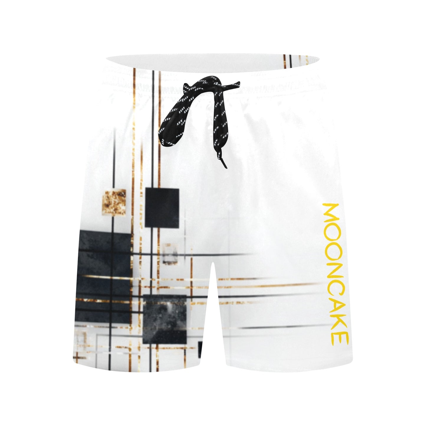 "MOONCAKE" Mid-Length Beach Shorts