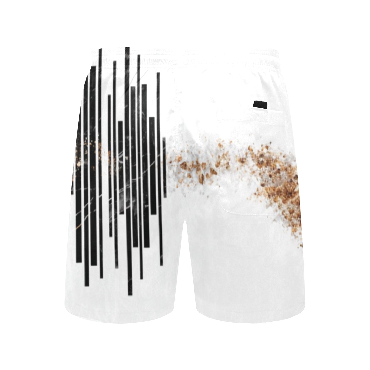 "MOONCAKE" Mid-Length Beach Shorts